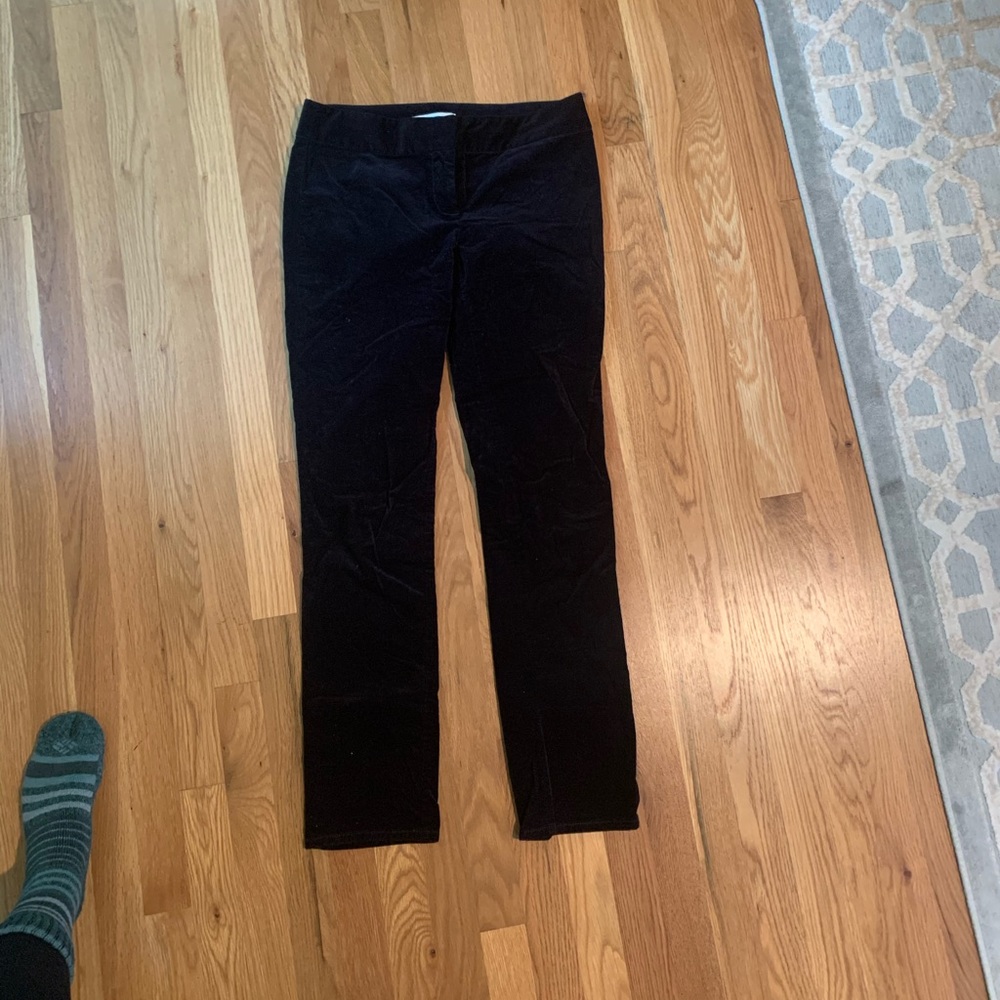 Black Velvet Pants